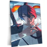Aki Hayakawa Metal Poster