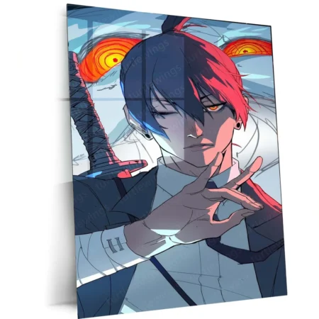 Aki Hayakawa Metal Poster