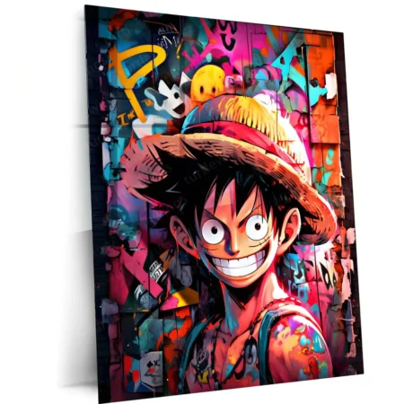 Pirate's Resolve - Luffy Metal Poster | One Piece