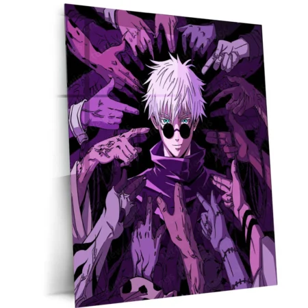 Satoru Gojo JJK Metal Poster
