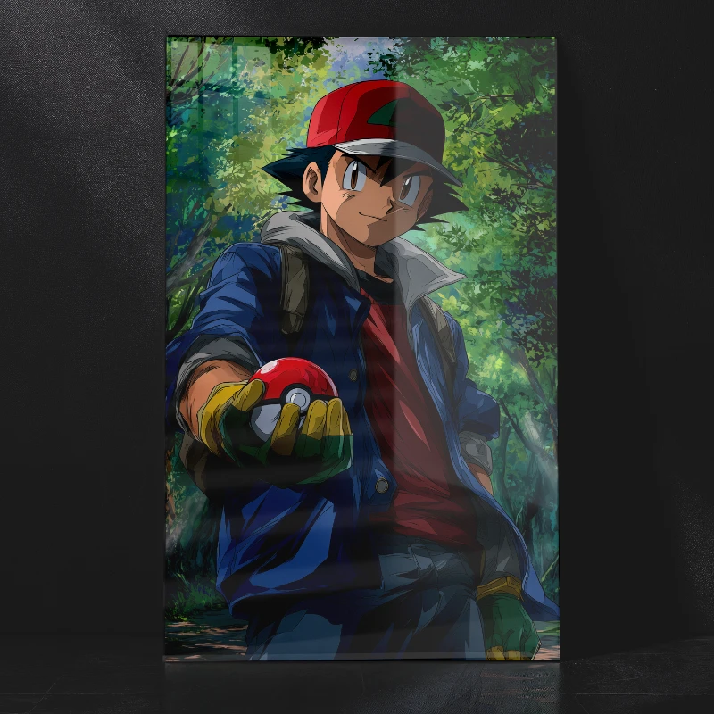 Ash Ketchum – Pokémon Master Journey Metal Poster