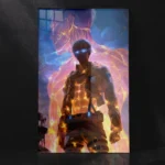 Armin Arlert Neon- AOT Anime Metal Poster | Premium Wall Art Decor