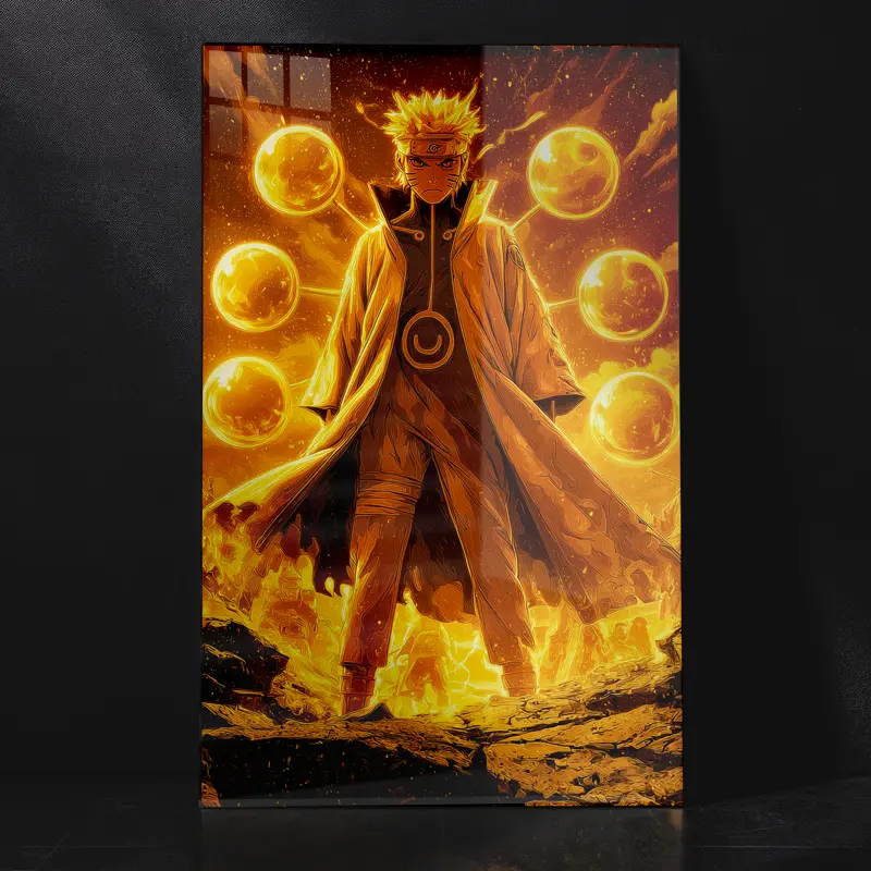 Naruto Uzumaki True Shinobi Spirit Metal Poster