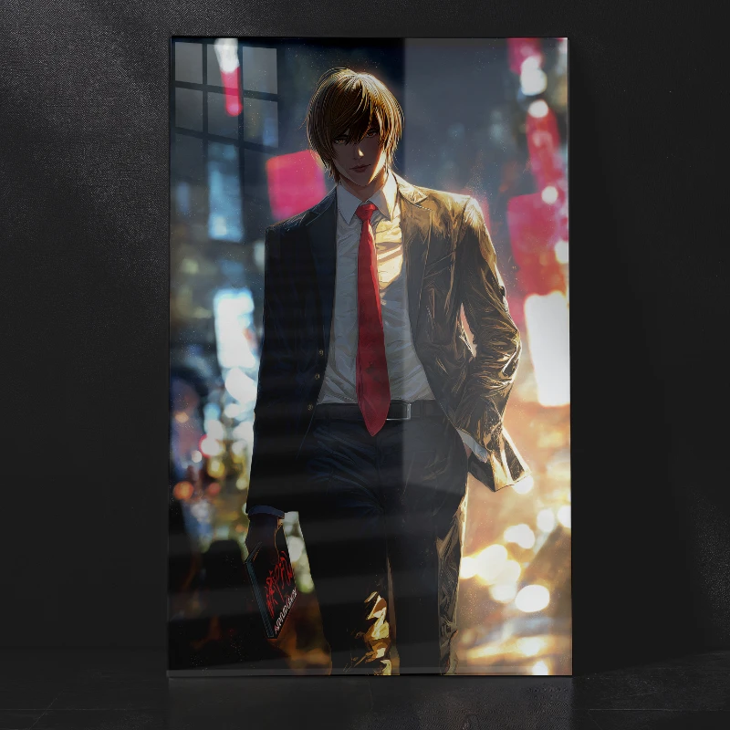 Light Yagami Death Note Wall Art Metal Poster
