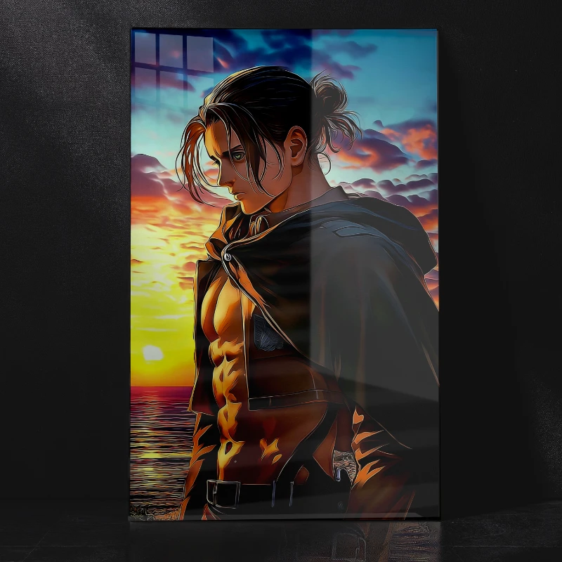 Eren Yeager- Attack on Titan Anime Metal Poster