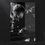 "L" black & White Death Note Wall Art Metal Poster