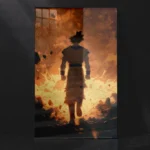 Goku DBZ Metal Poster-Epic Metal Wall Art