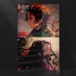 Tanjiro X Nezuko Demon Slayer: Iconic Metal Wall Art