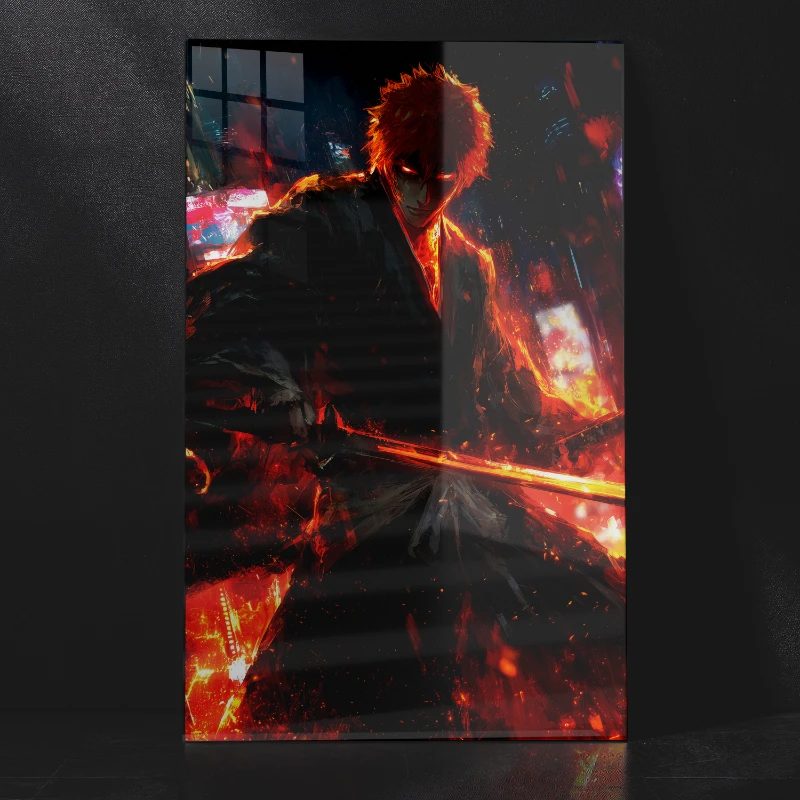 Ichigo Kurosaki Thousand-Year Blood War Metal Wall Decor