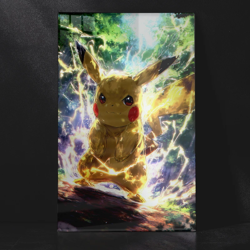 Pikachu Thunderbolt – Pokémon Metal Poster