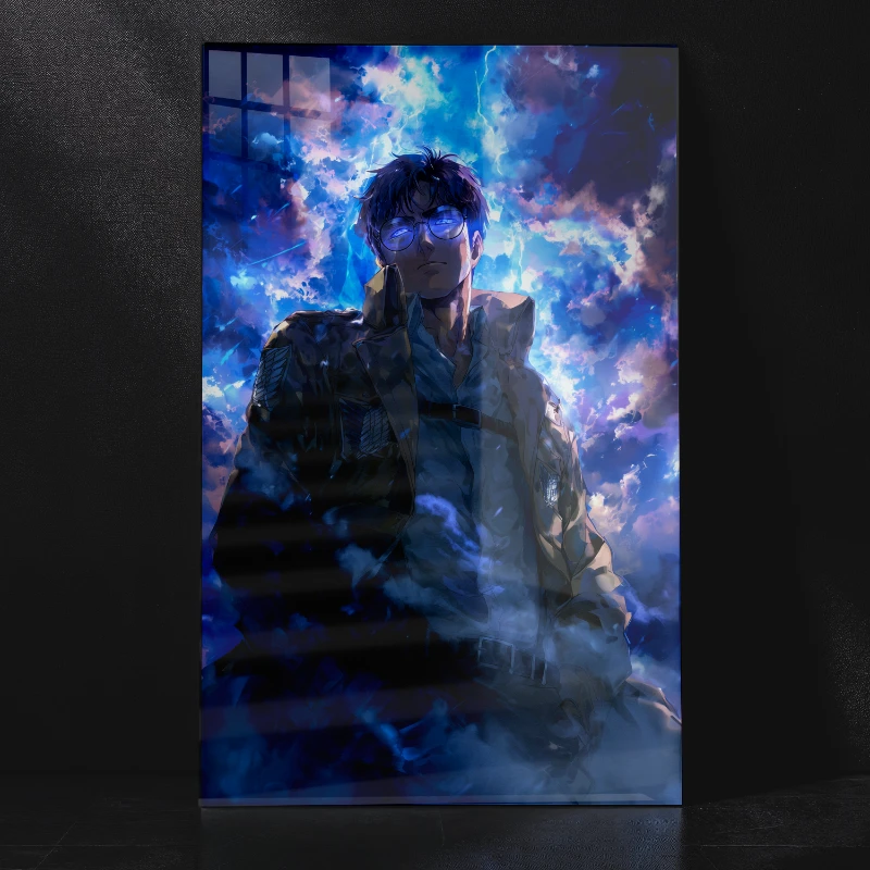 Zake Yeager AOT Anime Metal Poster | Premium Wall Metal Poster