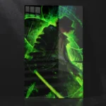 Ulquiorra Cifer Neon Wings Metal Wall Decor