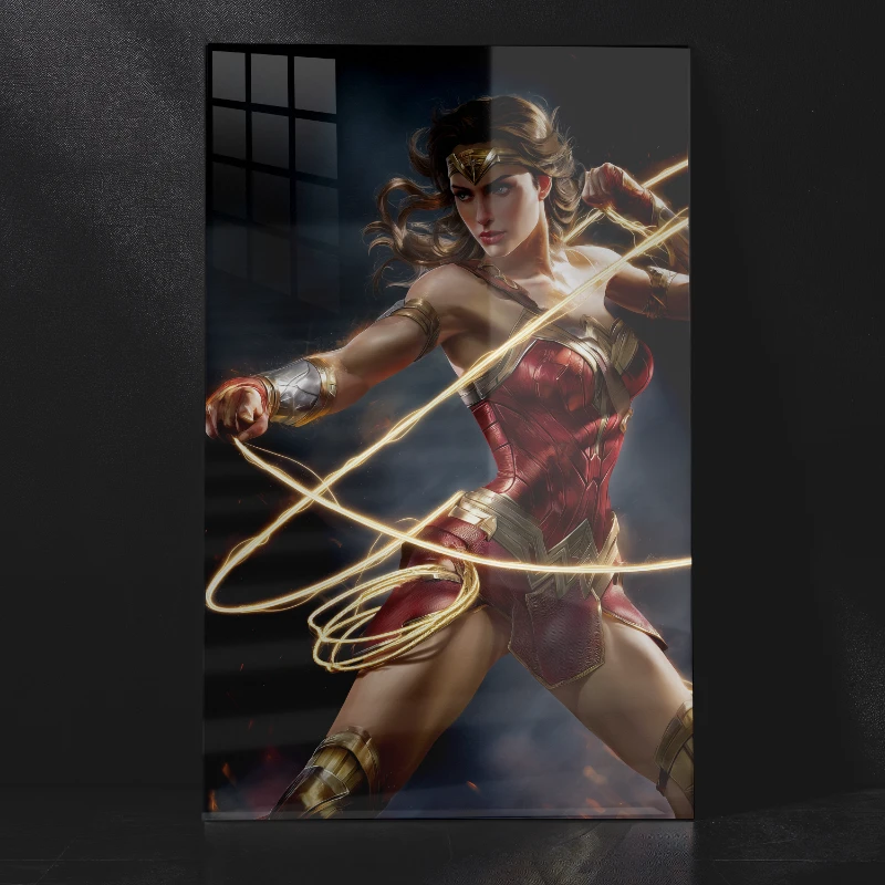 Wonder Woman Movie Poster – Heroic Battle Edition