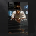 "L" Death Note Metal Poster