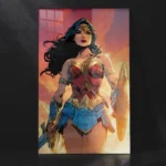 Wonder Woman Comic Metal Poster – Classic Amazon Style