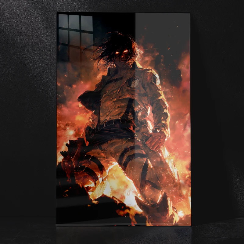 AOT Anime Metal Poster | Premium Wall Metal Poster