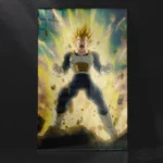 Vegeta Super Saiyan DBZ Metal Wall Poster