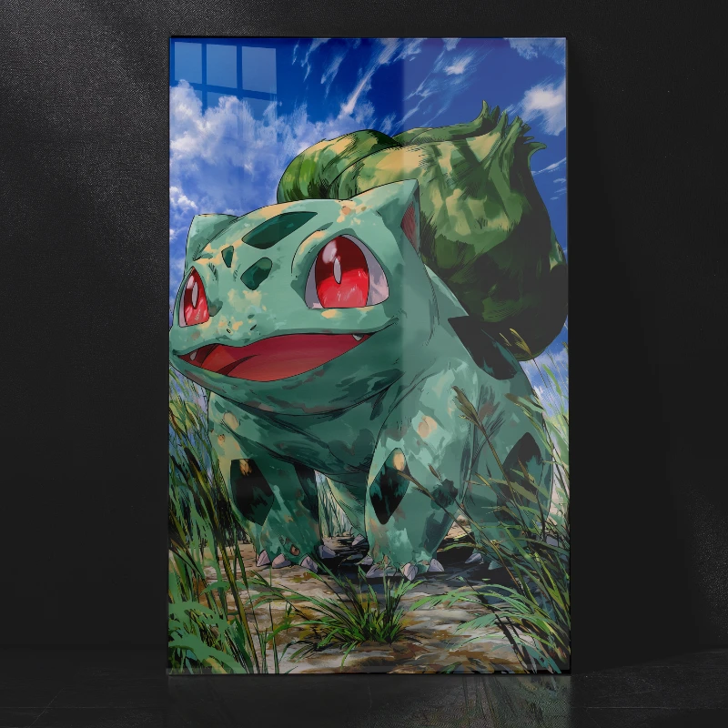 Bulbasaur Nature’s Glow – Pokémon Metal Poster