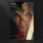 Wonder Woman Close-Up Metal Poster – Amazon Warrior Face