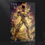Golden Frieza DBZ Metal Wall Poster