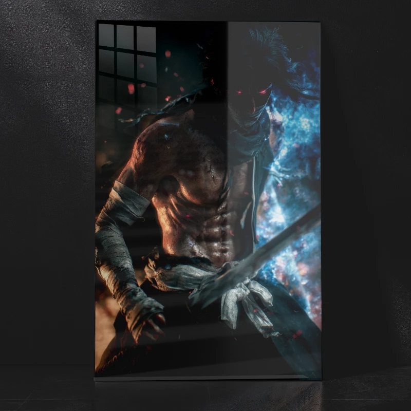 Ichigo Kurosaki True Bankai Awakening Metal Decor Poster