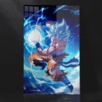 Ultra Instinct Goku DBZ Metal Wall Art Poster