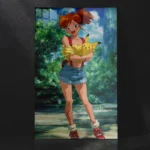 Misty Legacy – Original Pokémon Companion Metal Print