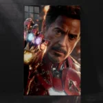 Iron Man Final Battle Nano Gauntlet Metal Poster