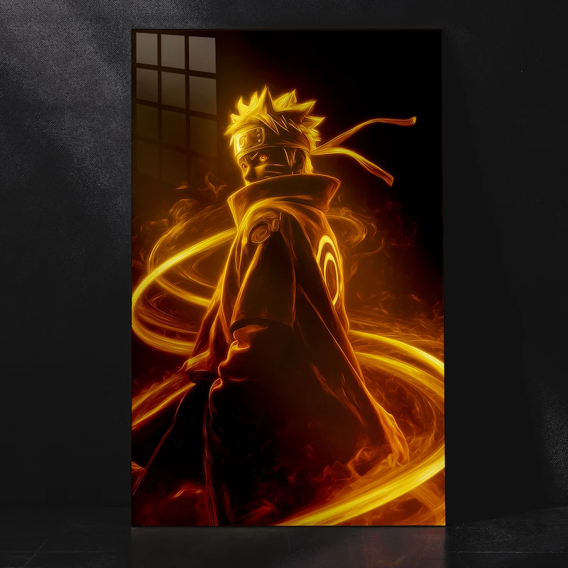 Naruto Uzumaki Legendary Ninja Metal Poster