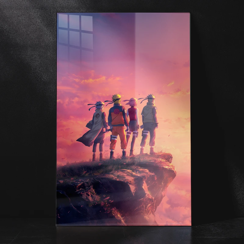 Naruto Uzumaki Legendary Journey Metal Poster