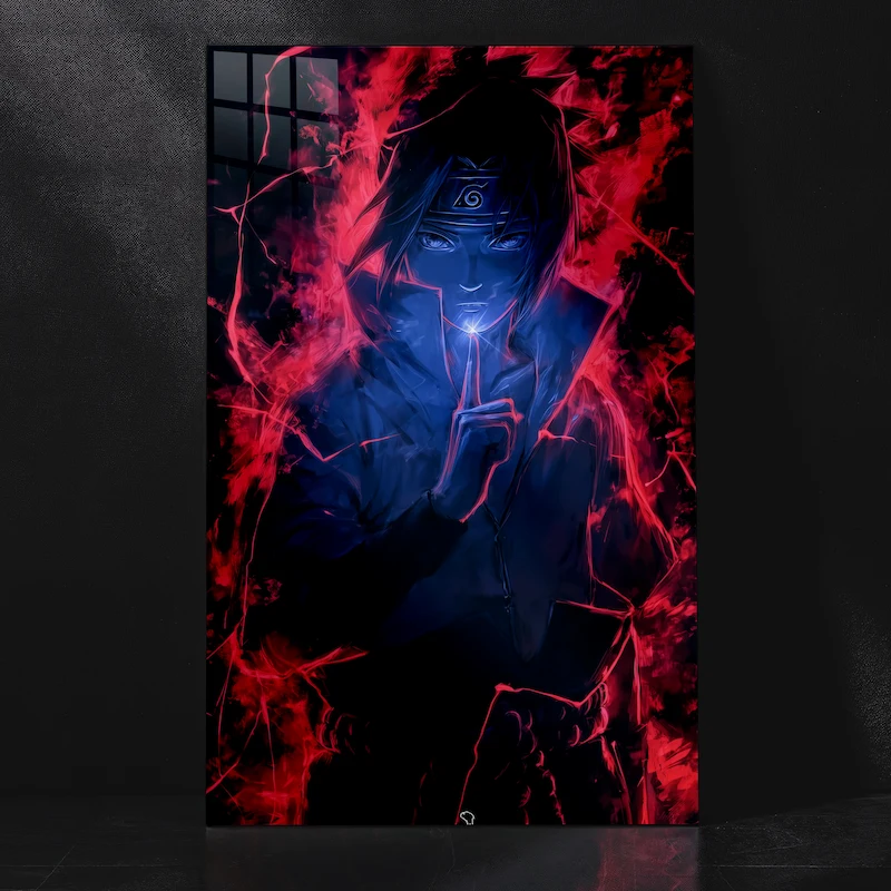 Itachi Uchiha Illusion Arts Metal Poster
