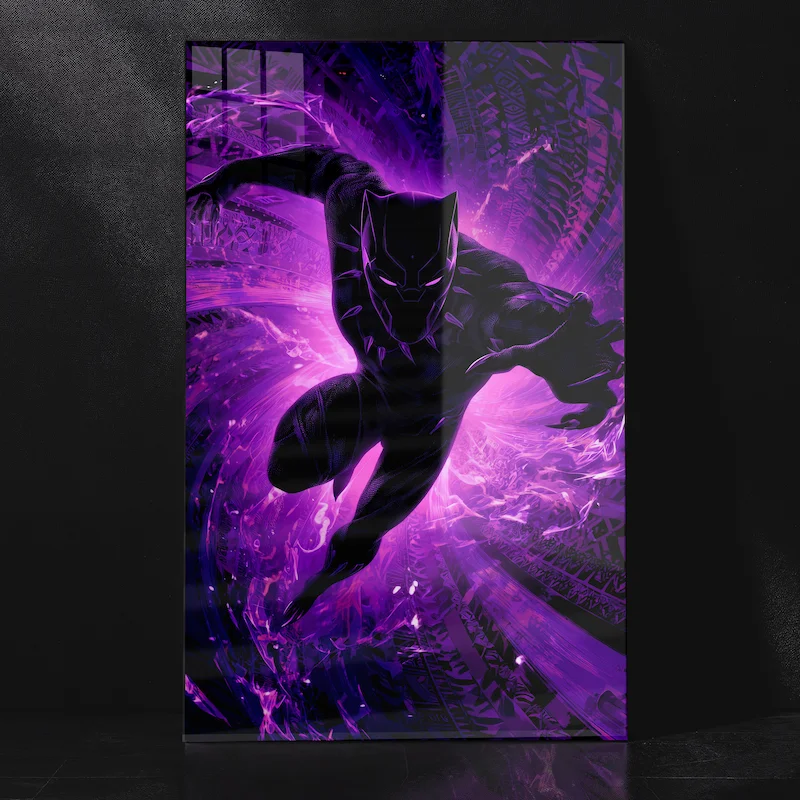 The Panther’s Wrath: King T’Challa’s Legacy Metal Poster