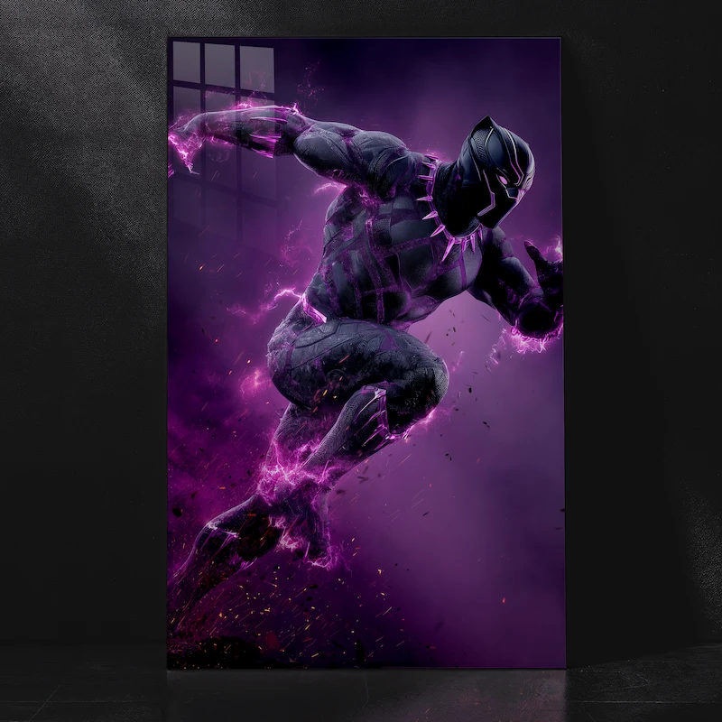 Black Panther – Speed of the Panther God Metal Poster