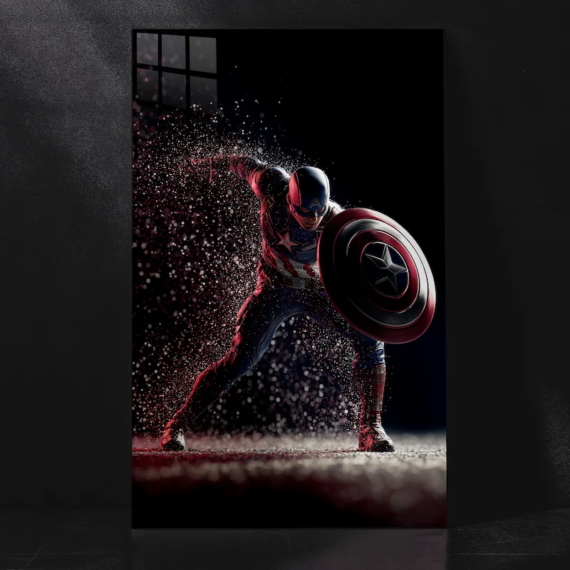 The Shield Strikes Back: Rage of Captain America Metal Poster