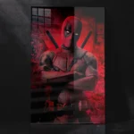 Deadpool Closed Arms Standing Pose Marvel Wall Art Metal Poster
