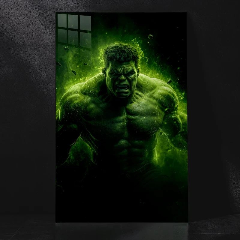 The Incredible Hulk Power Burst Epic Design Metal Poster