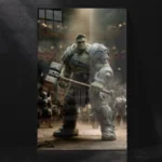 Gladiator Hulk in Armor Marvel Epic Battle Metal Poster