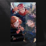 Jujutsu Kaisen Team 1st Year Students Metal Poster