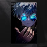 Gojo Satoru Calm but Deadly Metal Poster