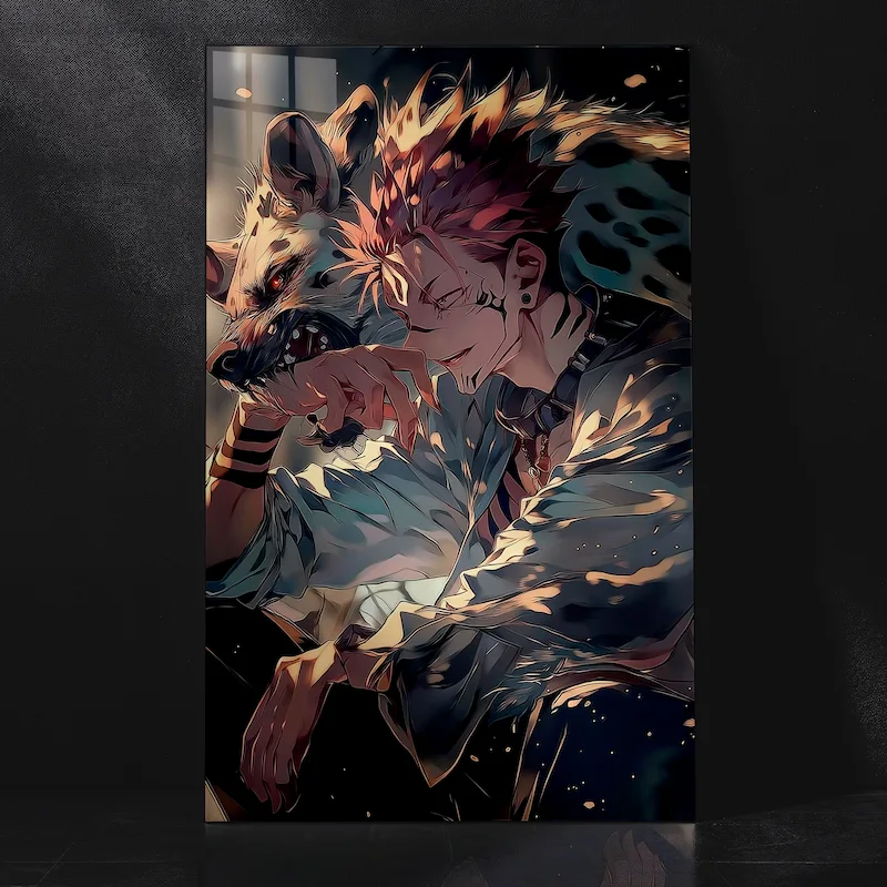 Ryomen Sukuna King of Curses Metal Poster