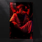 Ryomen Sukuna Throne Scene Malevolent Shrine Metal Poster