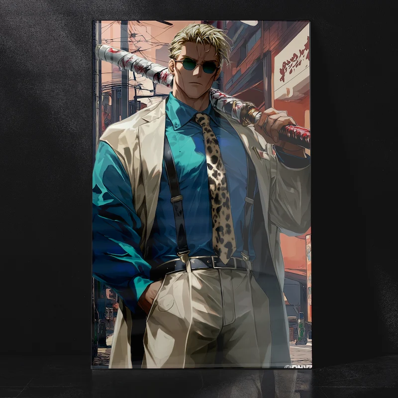 Kento Nanami Fearless Grade 1 Sorcerer Metal Poster