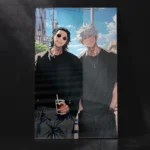 Gojo Satoru & Suguru Geto Sorcerer Brotherhood Metal Poster
