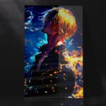 One Piece Sanji Iconic Smoking Pose Metal Poster