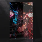 Monkey D. Luffy Angry Mode Fierce Look One Piece Metal Poster
