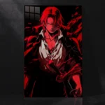 Shanks Legendary Red Hair Pirate Metal Poster