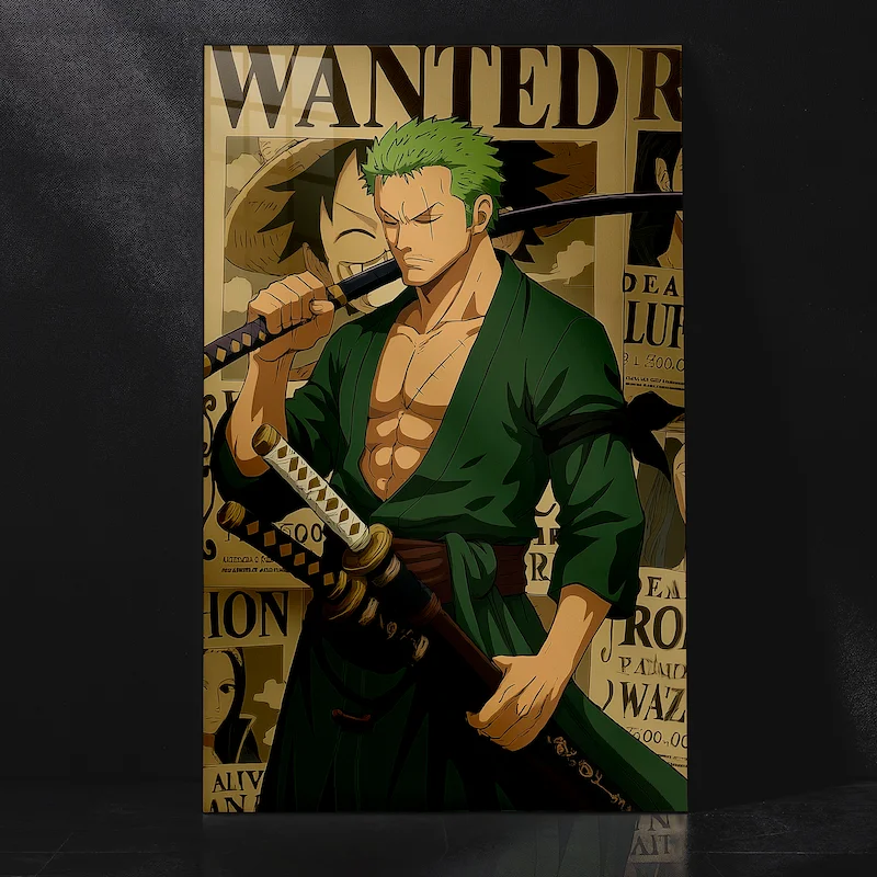 Zoro One Piece Legendary Swordsman Metal Poster