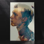 Peter Parker – Hero Among the Skies of the Big City Metal Poster