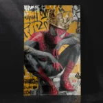 Spider-Man – Sitting in Majesty, Crowned and Unstoppable Metal Poster