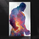 Thanos Artistic Painting Marvel Supervillain Wall Metal Poster